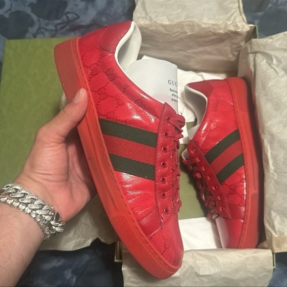 Gucci Ace GG Crystal Canvas for Men’s - Picture 2 of 12